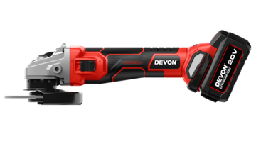 大有DEVON 5"角磨機(鋰20V)(Q快拆罩版)(可調速)2905-Li-20AG125Q (淨機)